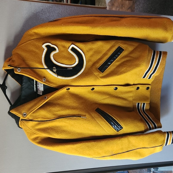 Nelson Jackets & Blazers - Vintage Nelson School Supply Varsity Letterman Jacket